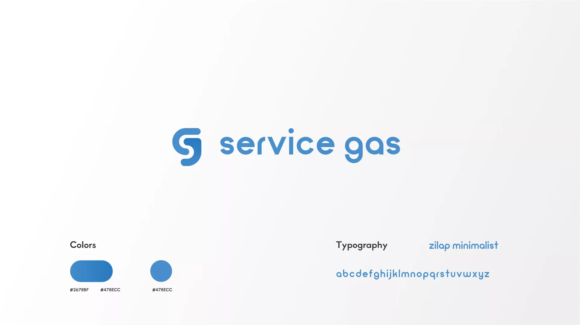 Разработка логотипа газовой компании «Сервис газ» в Поронайске